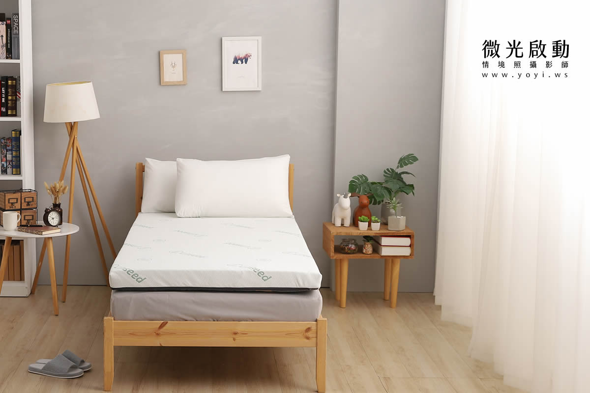 床墊家具攝影｜乳膠墊與記憶墊居家舒適情境攝影 49