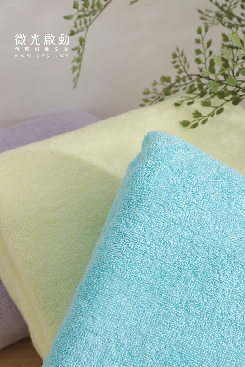 毛巾商品攝影｜親膚質感粉色浴巾模特兒親密互動攝影 5