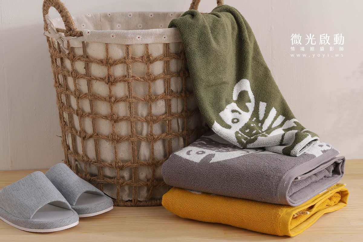 毛巾商品攝影｜親膚質感粉色浴巾模特兒親密互動攝影 21