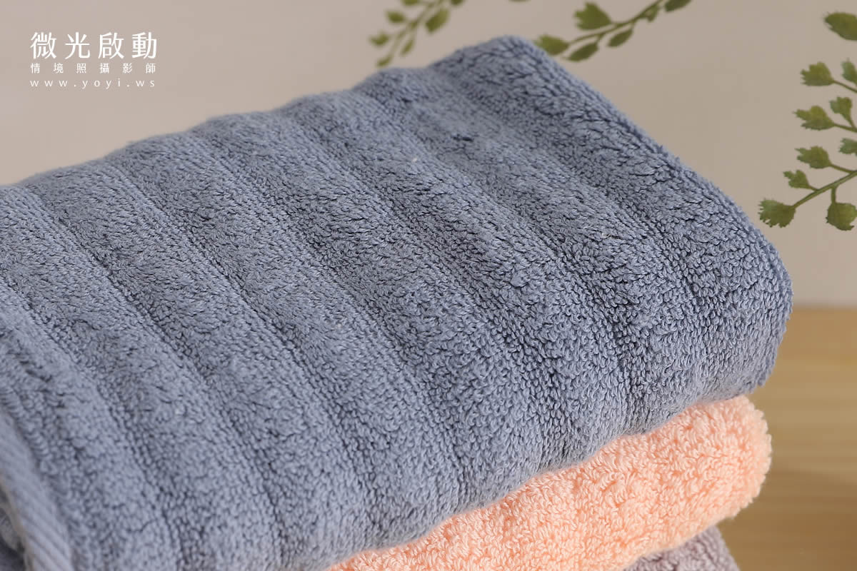 毛巾商品攝影｜親膚質感粉色浴巾模特兒親密互動攝影 27