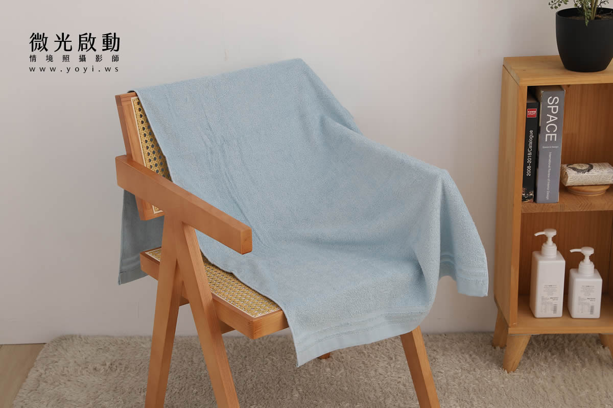 毛巾商品攝影｜親膚質感粉色浴巾模特兒親密互動攝影 61