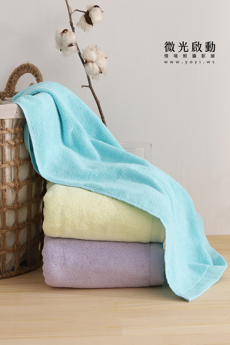 毛巾商品攝影｜親膚質感粉色浴巾模特兒親密互動攝影 97