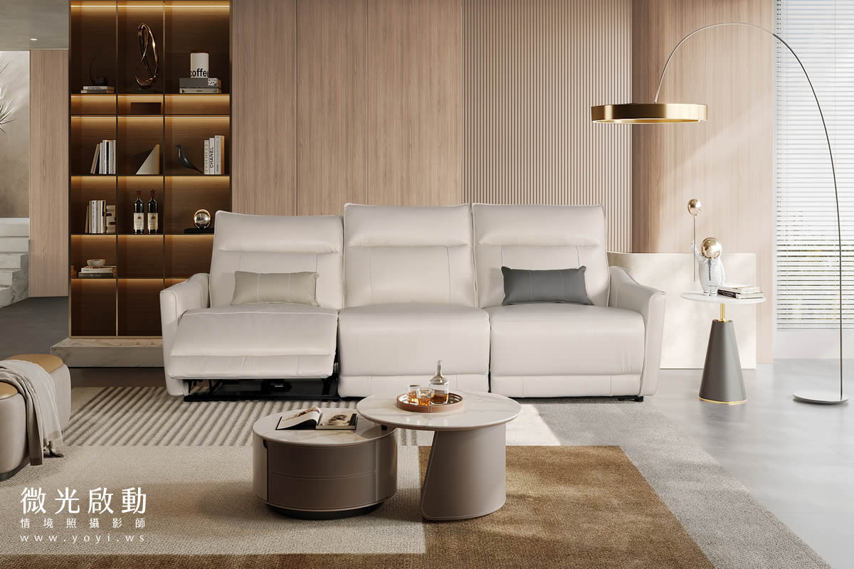 家具商品攝影｜睡眠王國質感沙發空間合成視覺攝影｜睡眠王國 3