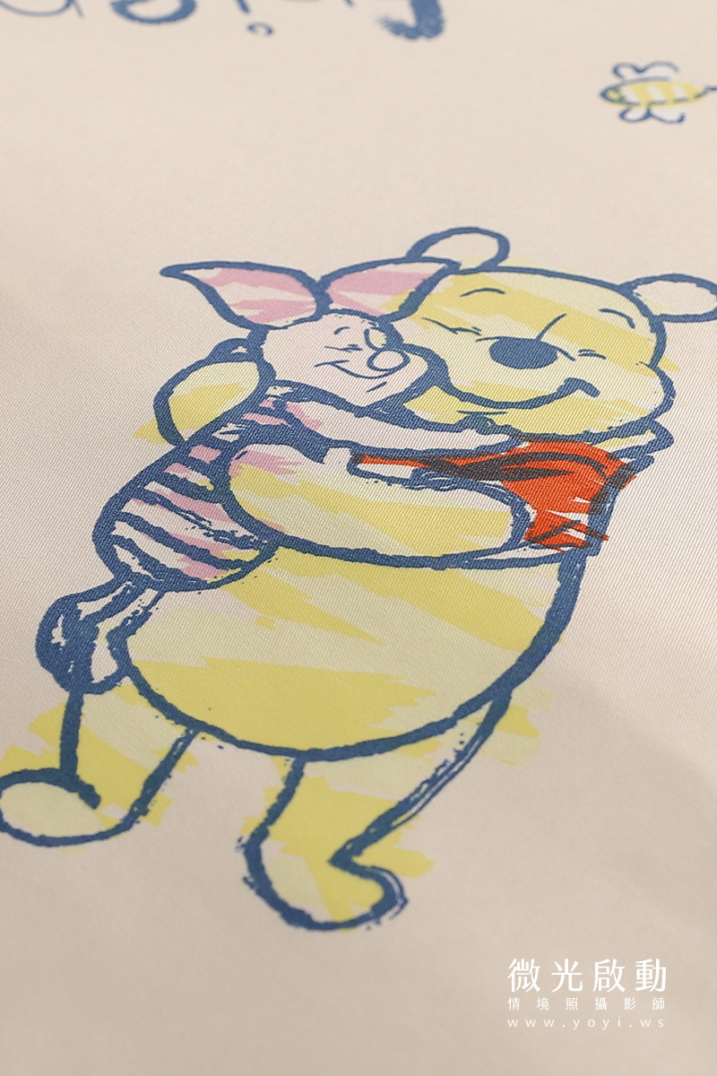 小熊維尼寢具攝影｜迪士尼小熊維尼童趣雙人床包情境攝影 35