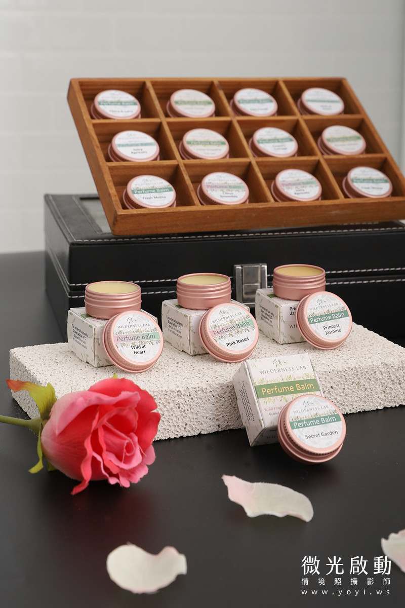香氛產品攝影｜仟麗固態香水精緻美學情境特寫攝影｜仟麗 1