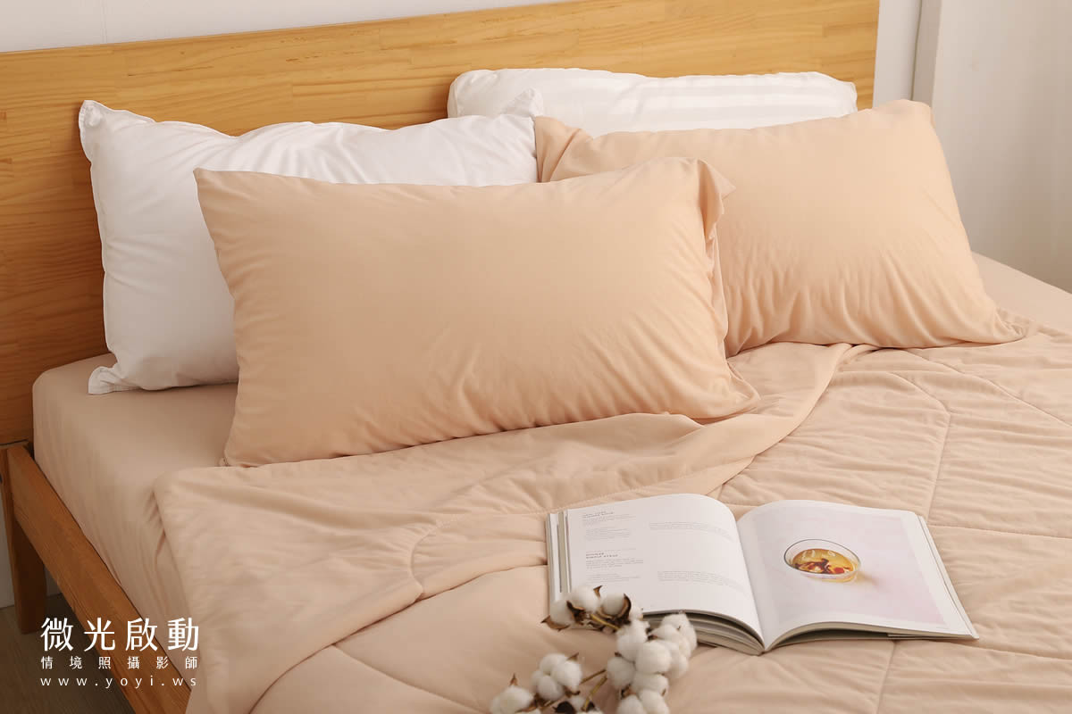 兒童寢具攝影｜小清新碎花涼被單人床包情境攝影｜愛利斯 5