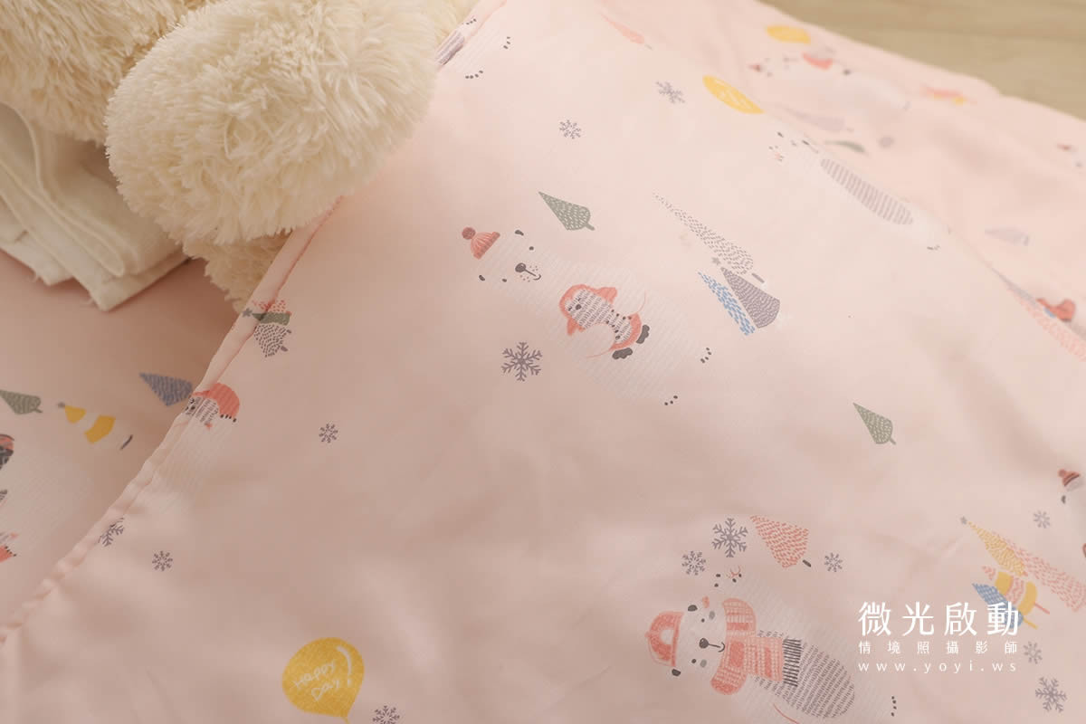 兒童寢具攝影｜小清新碎花涼被單人床包情境攝影｜愛利斯 7
