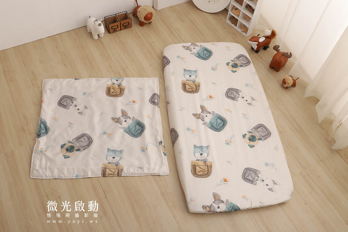 兒童寢具攝影｜小清新碎花涼被單人床包情境攝影｜愛利斯 23