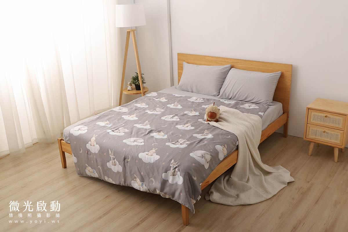 兒童寢具攝影｜小清新碎花涼被單人床包情境攝影｜愛利斯 25