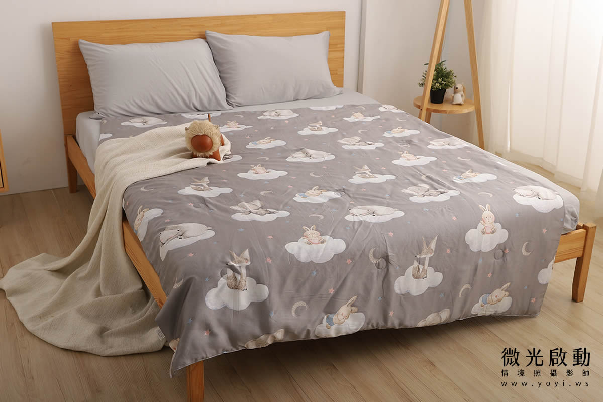 兒童寢具攝影｜小清新碎花涼被單人床包情境攝影｜愛利斯 33