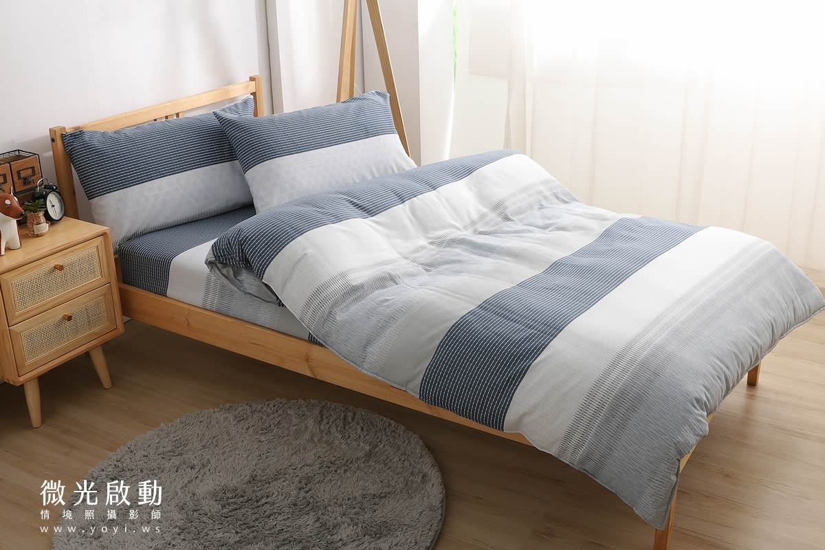 兒童寢具攝影｜小清新碎花涼被單人床包情境攝影｜愛利斯 49