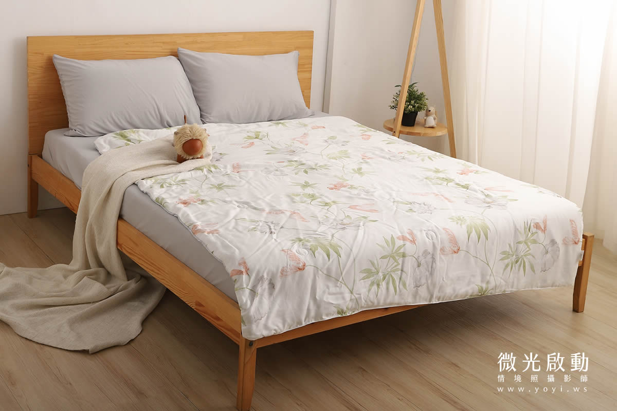 兒童寢具攝影｜小清新碎花涼被單人床包情境攝影｜愛利斯 51