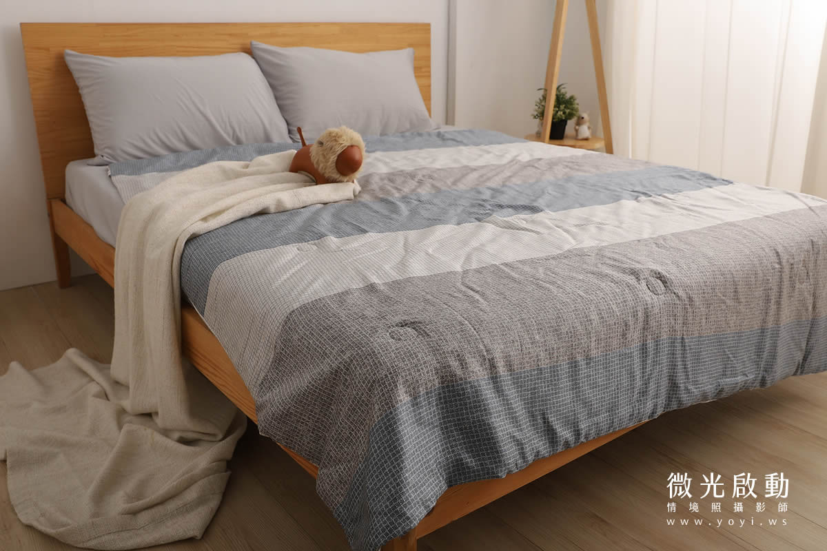 兒童寢具攝影｜小清新碎花涼被單人床包情境攝影｜愛利斯 53