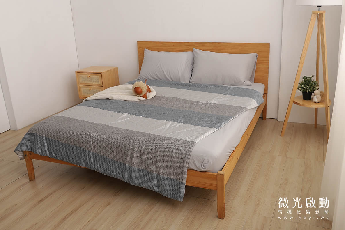 兒童寢具攝影｜小清新碎花涼被單人床包情境攝影｜愛利斯 73