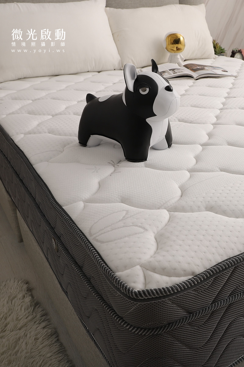 床墊商品攝影｜高支撐獨立筒床墊明亮臥室情境攝影｜泓匯國際 11