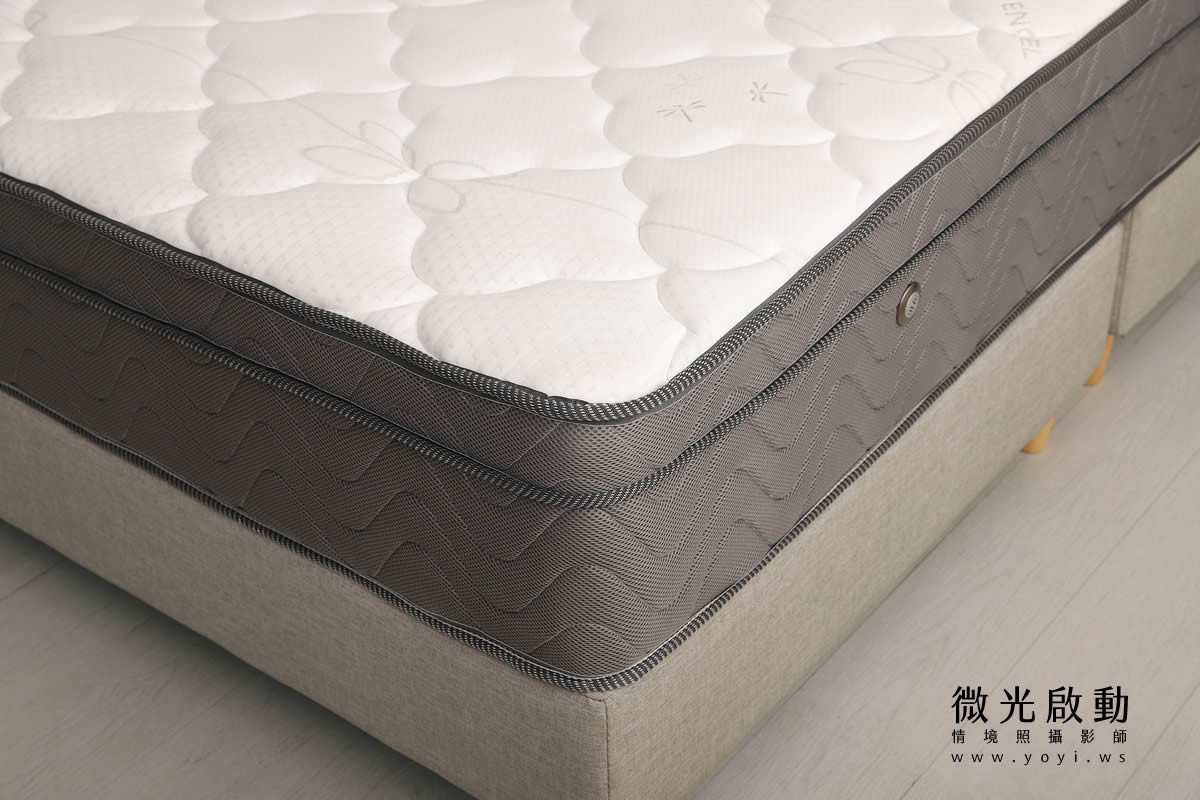 床墊商品攝影｜高支撐獨立筒床墊明亮臥室情境攝影｜泓匯國際 33