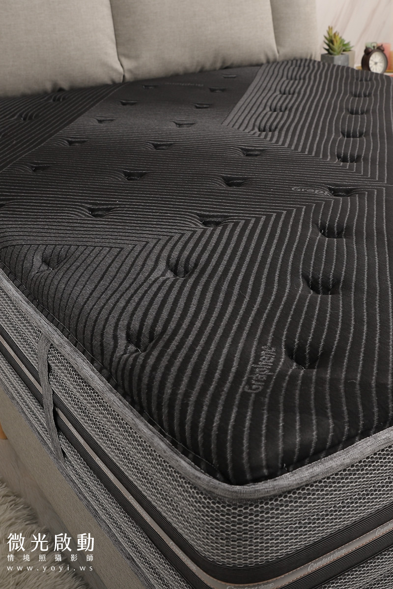 床墊商品攝影｜高支撐獨立筒床墊明亮臥室情境攝影｜泓匯國際 35