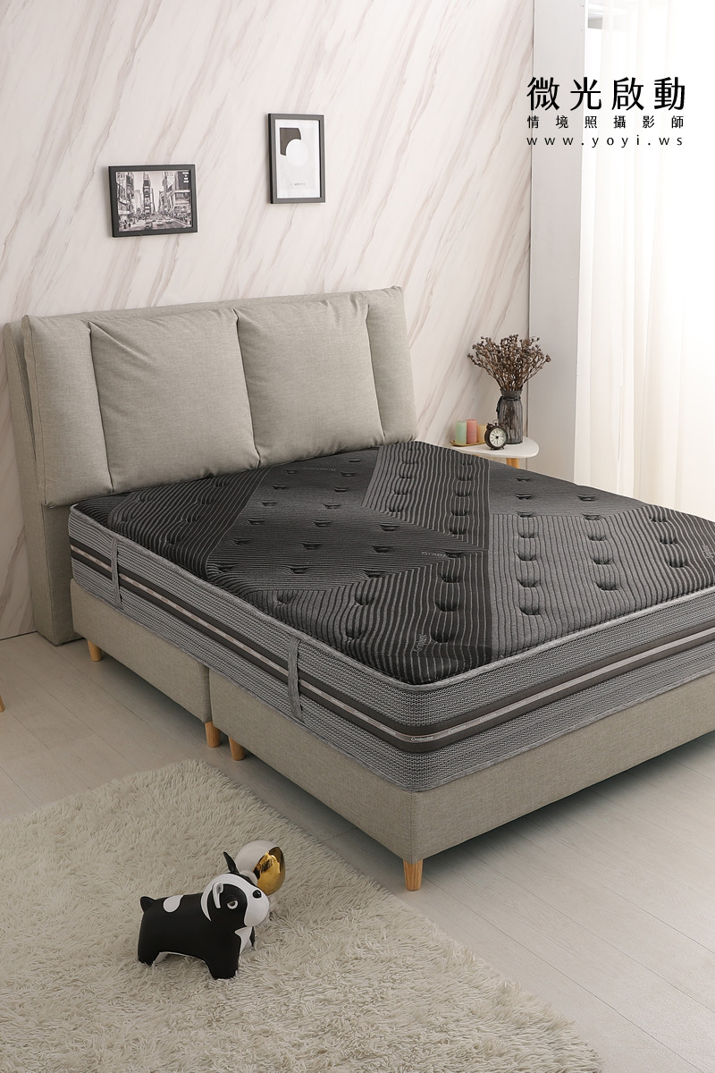 床墊商品攝影｜高支撐獨立筒床墊明亮臥室情境攝影｜泓匯國際 51