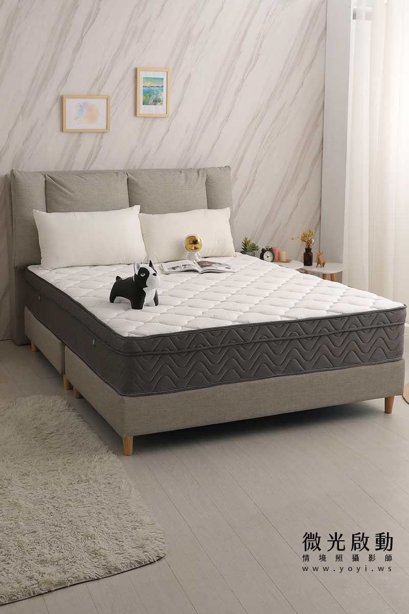 床墊商品攝影｜高支撐獨立筒床墊明亮臥室情境攝影｜泓匯國際 53