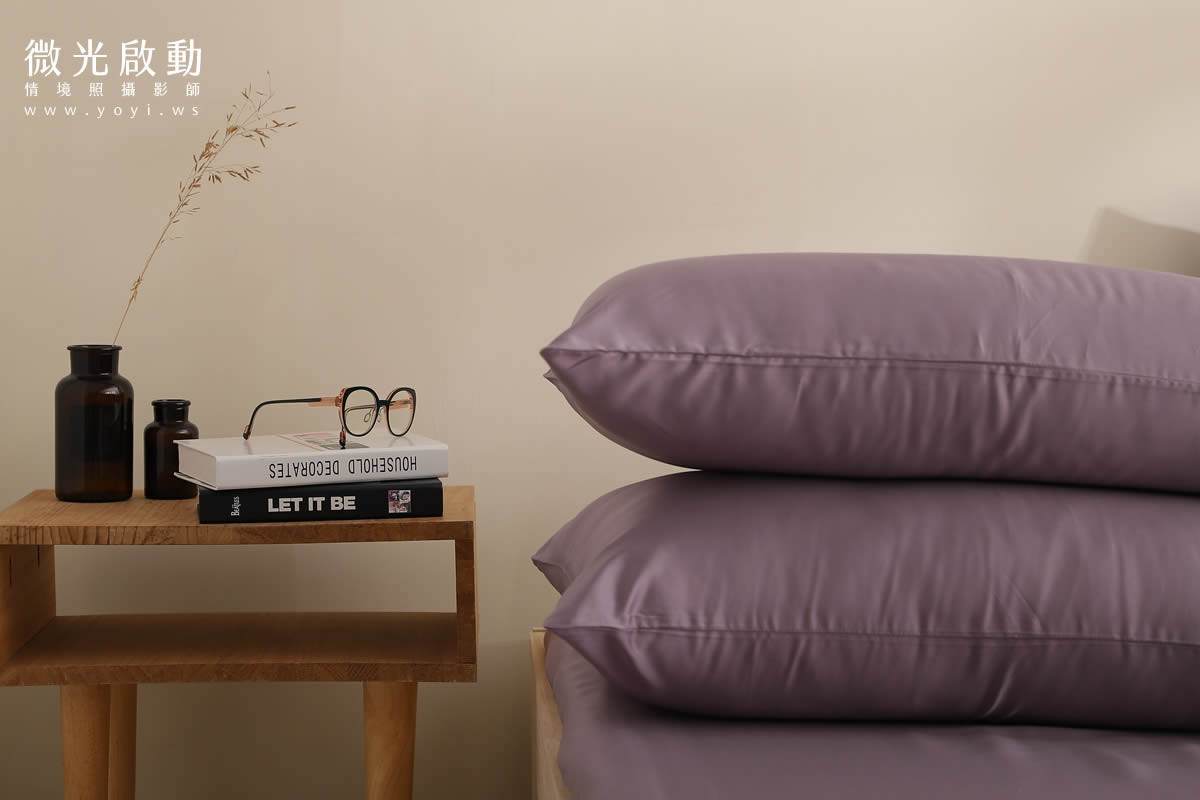 寢具商品攝影｜純白極簡雙人床包明亮臥室情境攝影 17