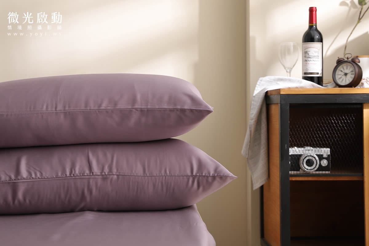 寢具商品攝影｜純白極簡雙人床包明亮臥室情境攝影 19