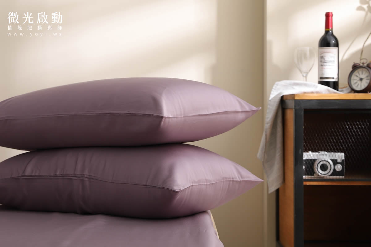 寢具商品攝影｜純白極簡雙人床包明亮臥室情境攝影 21
