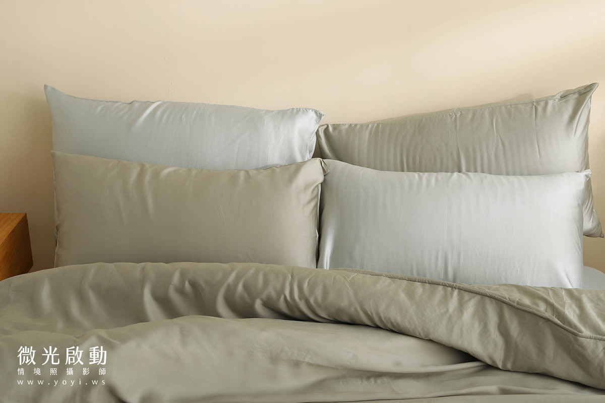 寢具商品攝影｜純白極簡雙人床包明亮臥室情境攝影 47