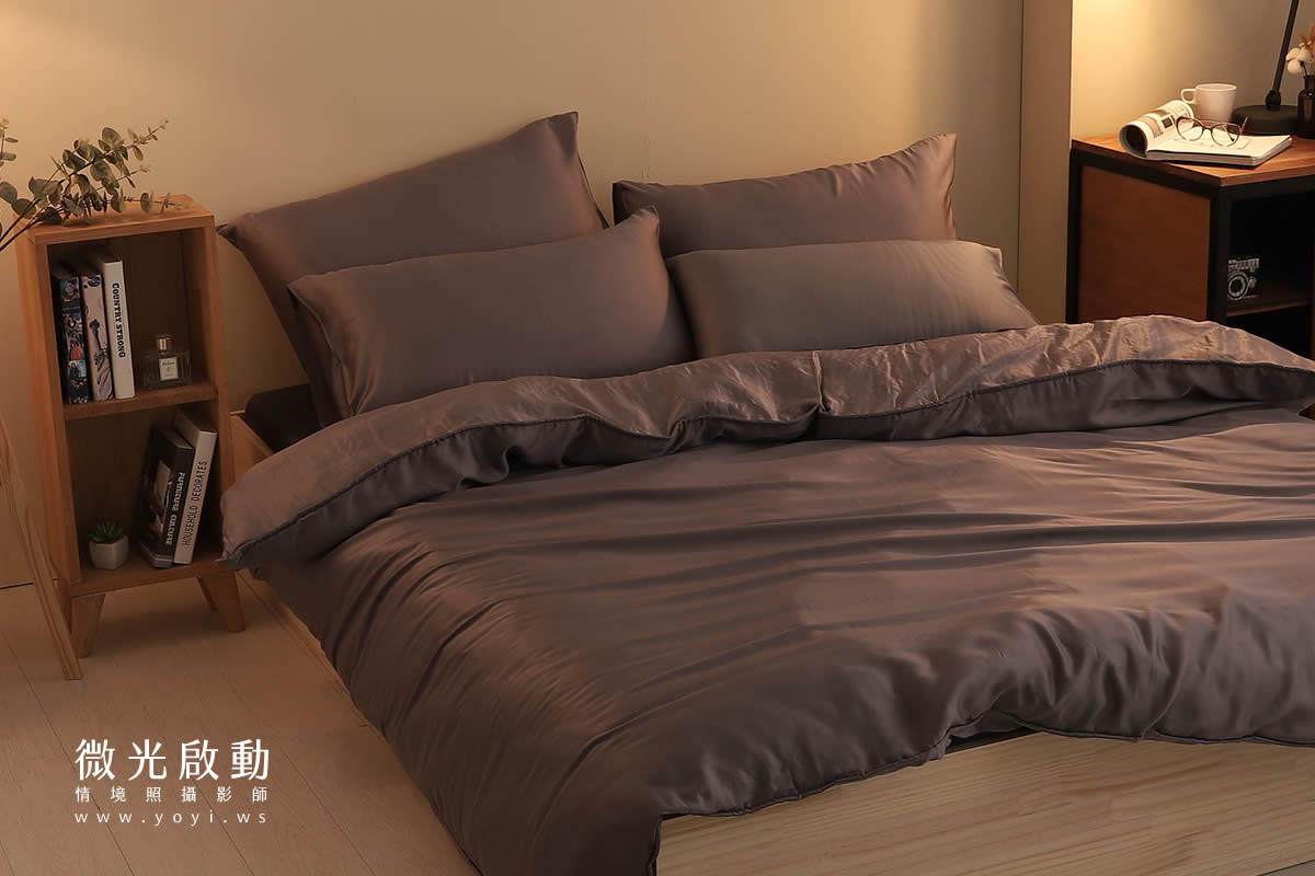 寢具商品攝影｜純白極簡雙人床包明亮臥室情境攝影 75
