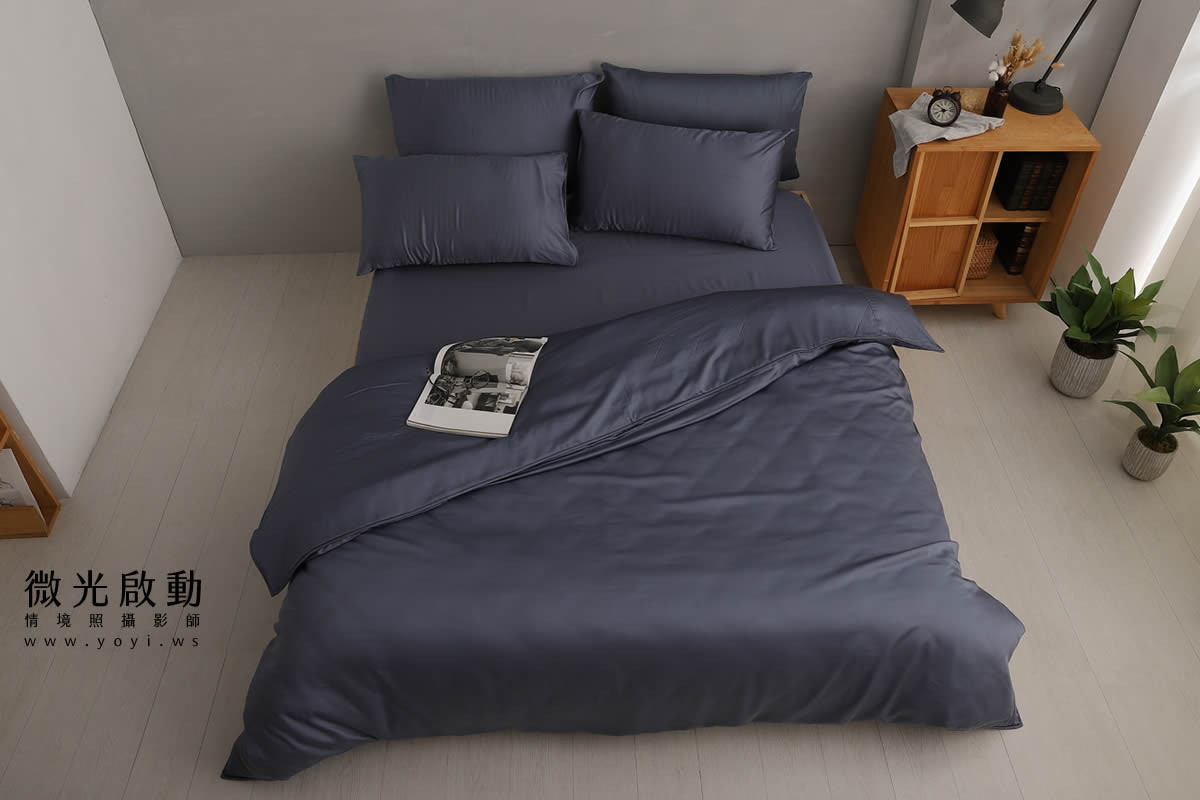 寢具商品攝影｜純白極簡雙人床包明亮臥室情境攝影 93