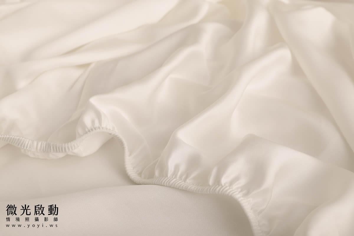 寢具商品攝影｜純白極簡雙人床包明亮臥室情境攝影 145
