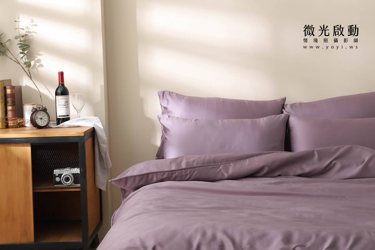 寢具商品攝影｜純白極簡雙人床包明亮臥室情境攝影 179