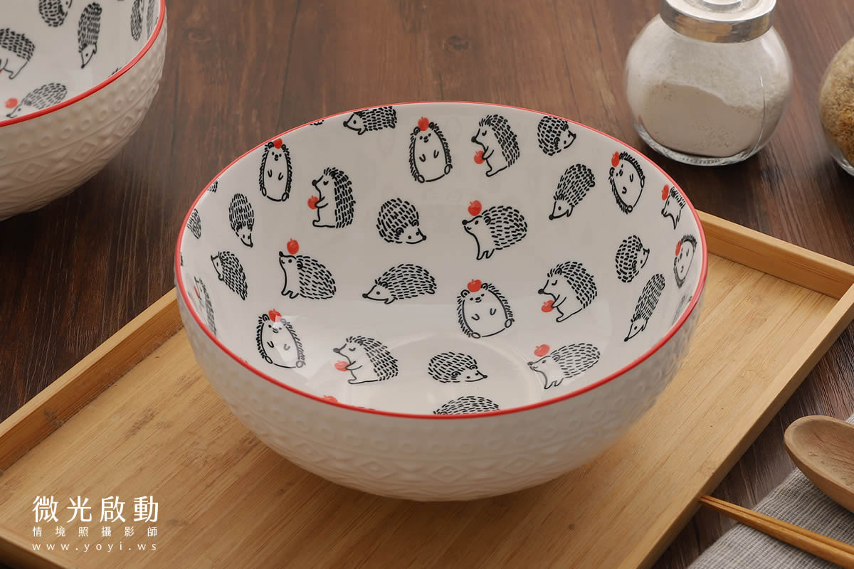 餐具商品攝影｜精緻圖騰餐具碗盤木質調俯拍情境攝影 19