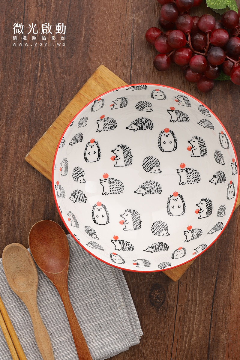 餐具商品攝影｜精緻圖騰餐具碗盤木質調俯拍情境攝影 23