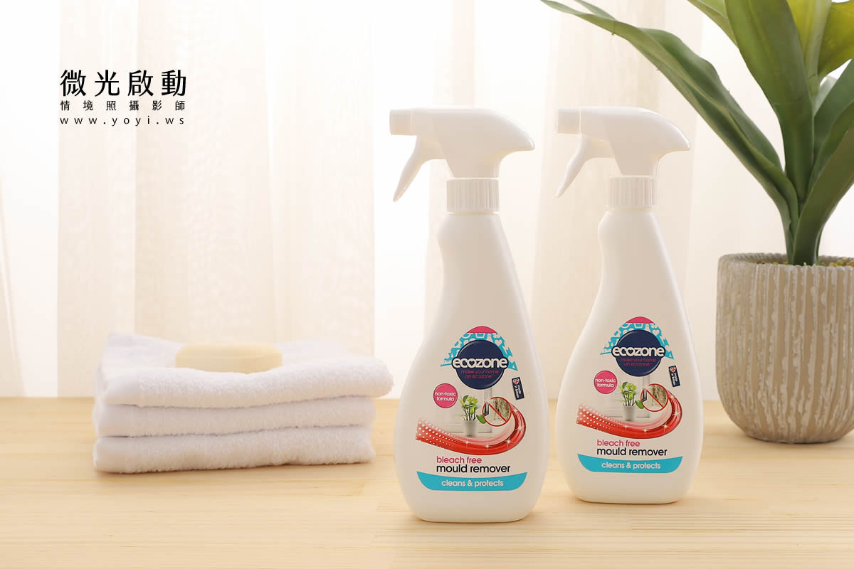餐廚用品攝影｜居家清潔用品與洗劑木質調情境攝影 5