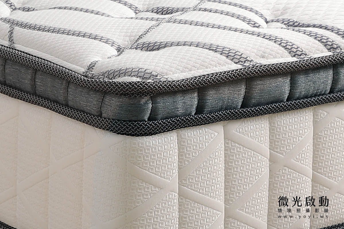 床墊家具攝影｜高支撐機能床墊與質感床架明亮情境攝影｜睡眠王國 33