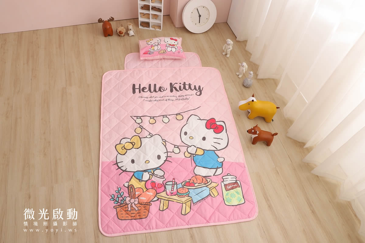兒童寢具攝影｜童趣卡通圖騰睡袋兒童熟睡情境攝影｜冠益 35