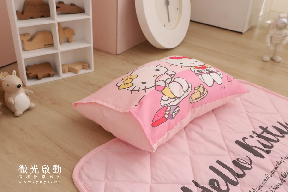 兒童寢具攝影｜童趣卡通圖騰睡袋兒童熟睡情境攝影｜冠益 39