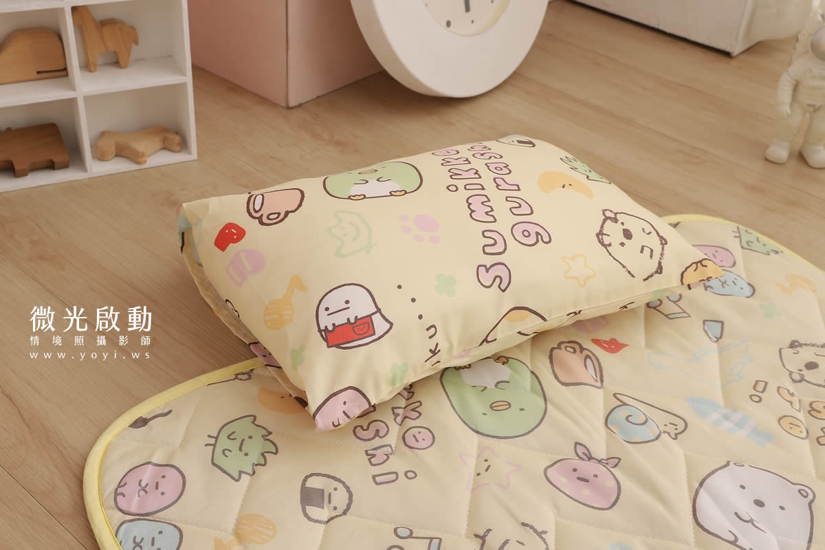 兒童寢具攝影｜童趣卡通圖騰睡袋兒童熟睡情境攝影｜冠益 43