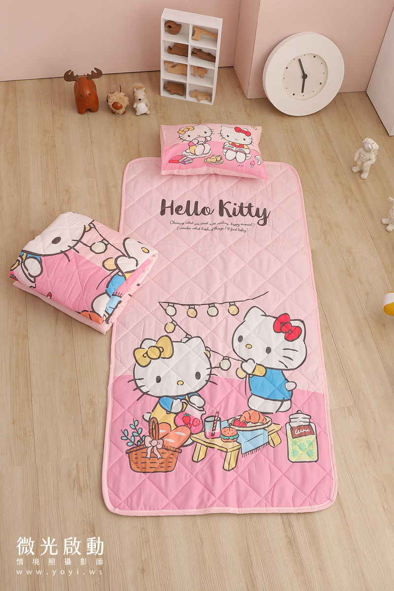 兒童寢具攝影｜童趣卡通圖騰睡袋兒童熟睡情境攝影｜冠益 61
