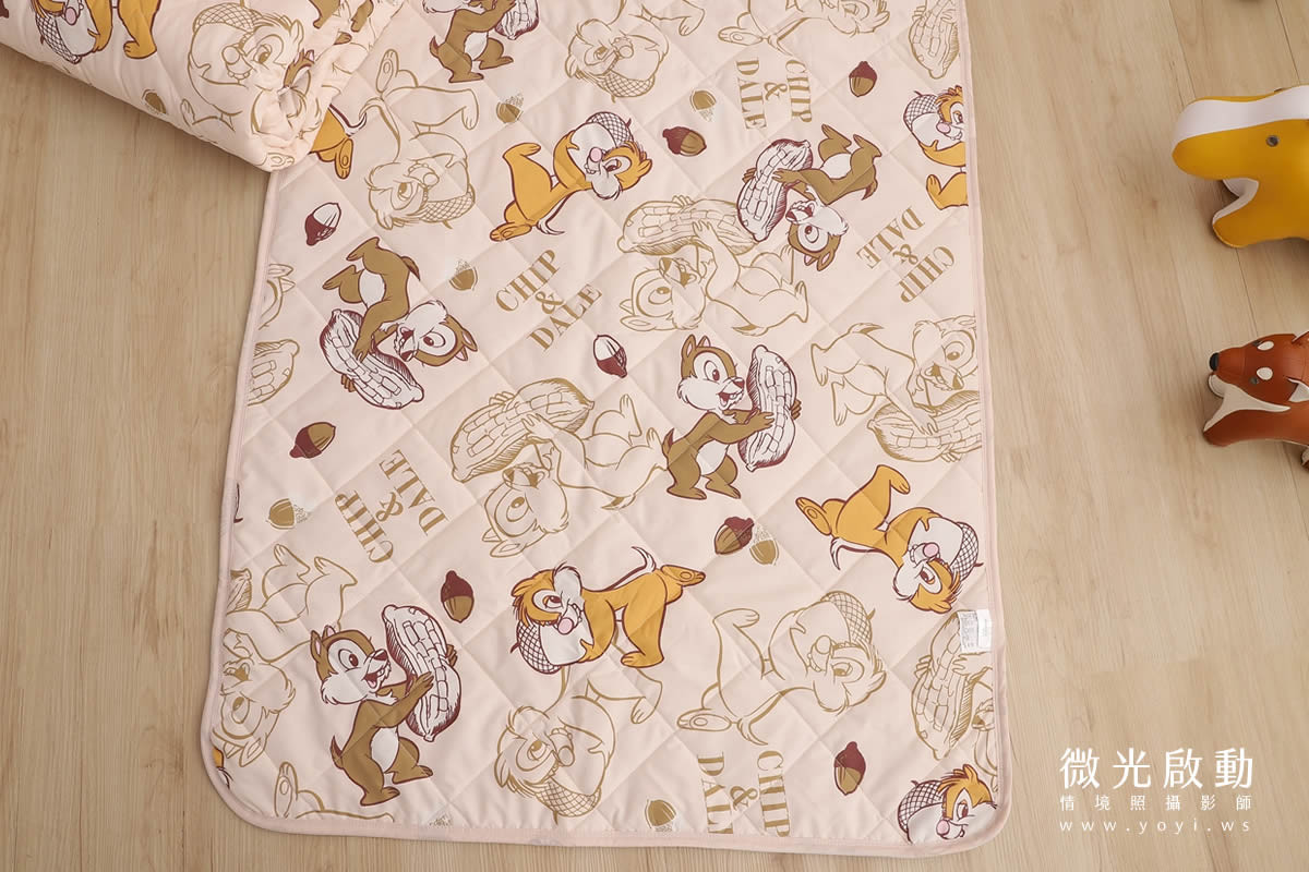兒童寢具攝影｜童趣卡通圖騰睡袋兒童熟睡情境攝影｜冠益 63