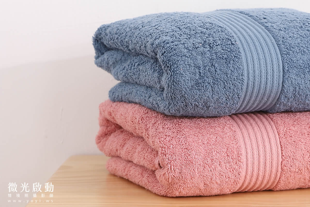 毛巾浴巾攝影｜蓬鬆質感純色浴巾木質調情境攝影｜星紅織品 31
