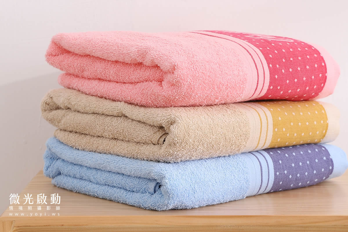 毛巾浴巾攝影｜蓬鬆質感純色浴巾木質調情境攝影｜星紅織品 33