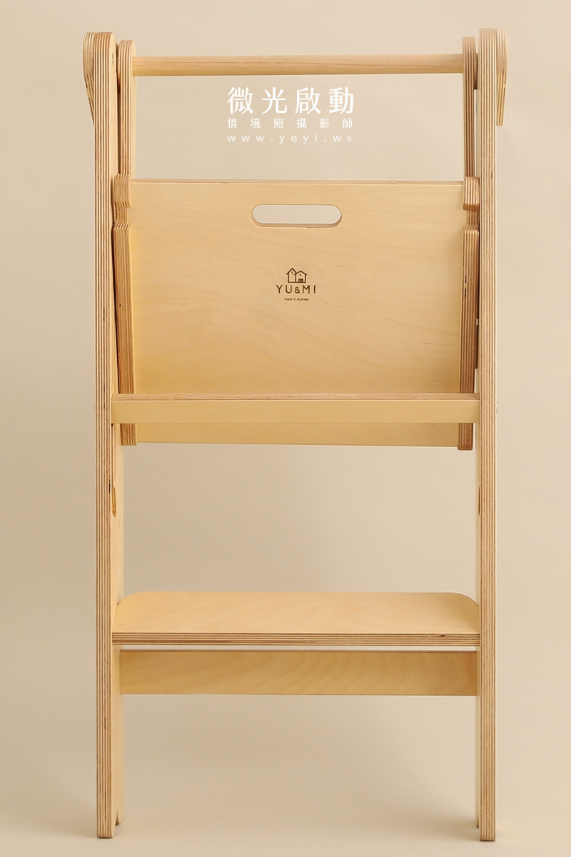 兒童家具攝影｜木質兒童學習塔盥洗情境攝影 23