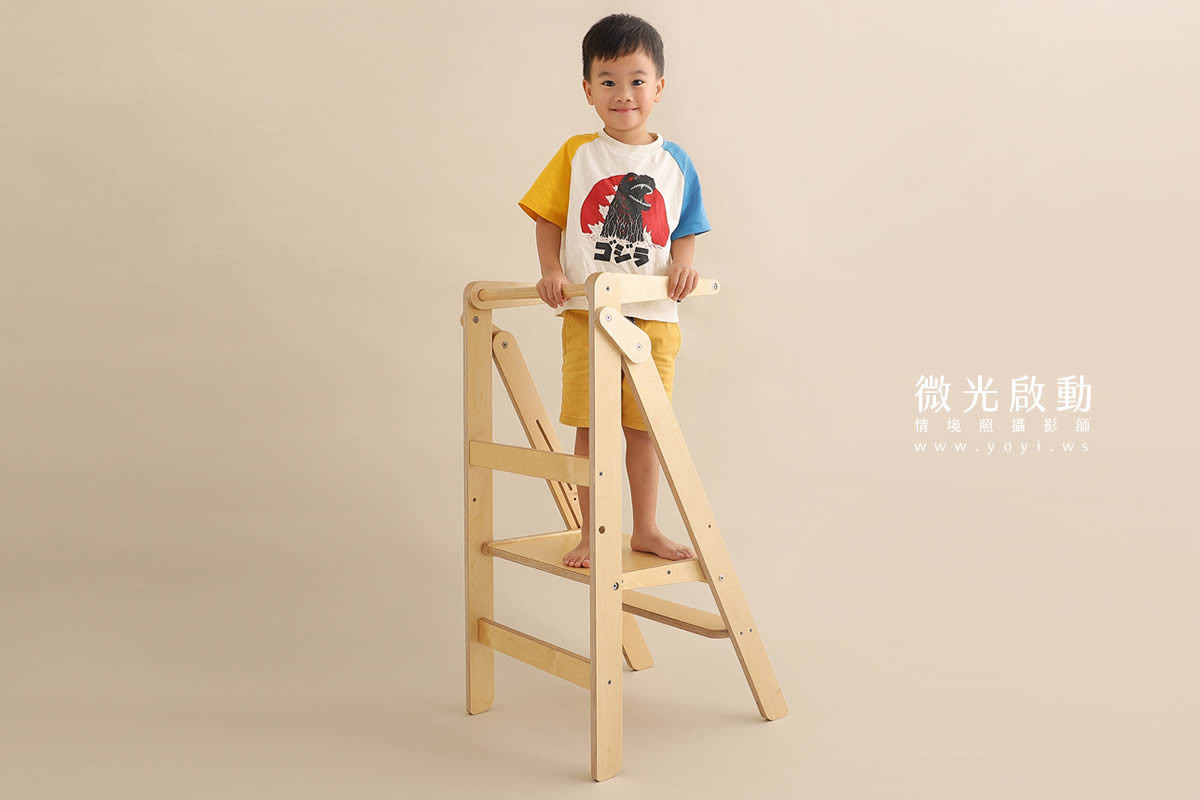 兒童家具攝影｜木質兒童學習塔盥洗情境攝影 33