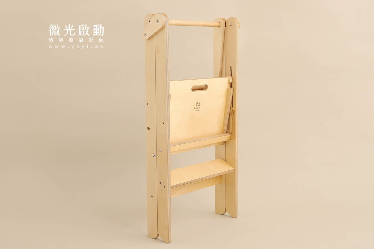 兒童家具攝影｜木質兒童學習塔盥洗情境攝影 35