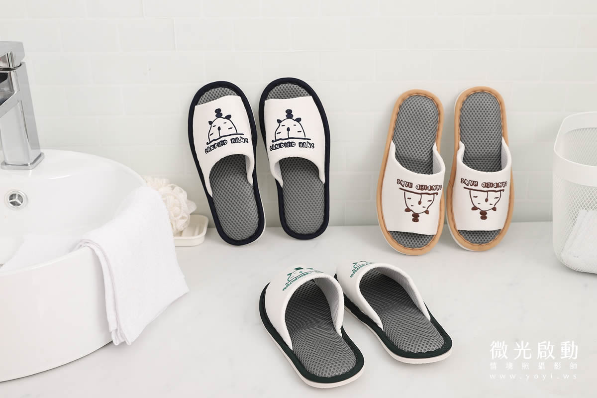 室內拖鞋攝影｜簡約灰色質感拖鞋與鞋墊模特兒實穿攝影｜太松鞋業 49