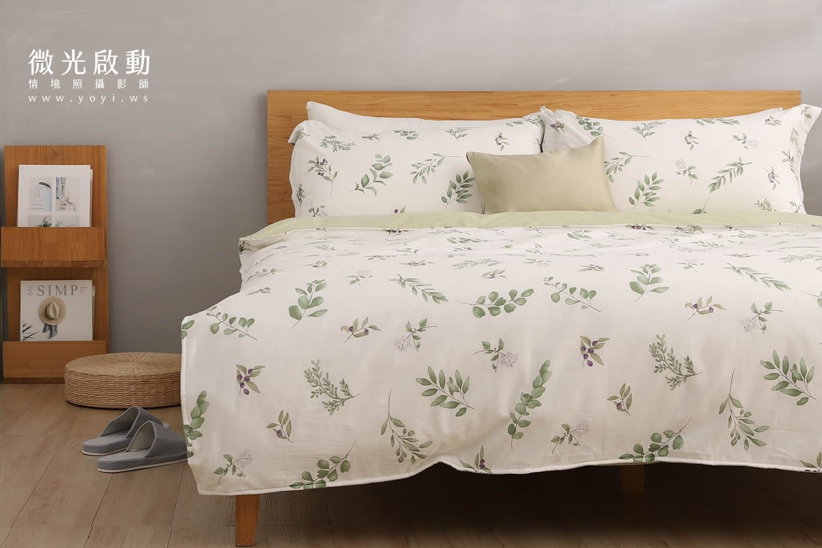 寢具商品攝影｜童趣北極熊圖騰雙人床包情境攝影 21