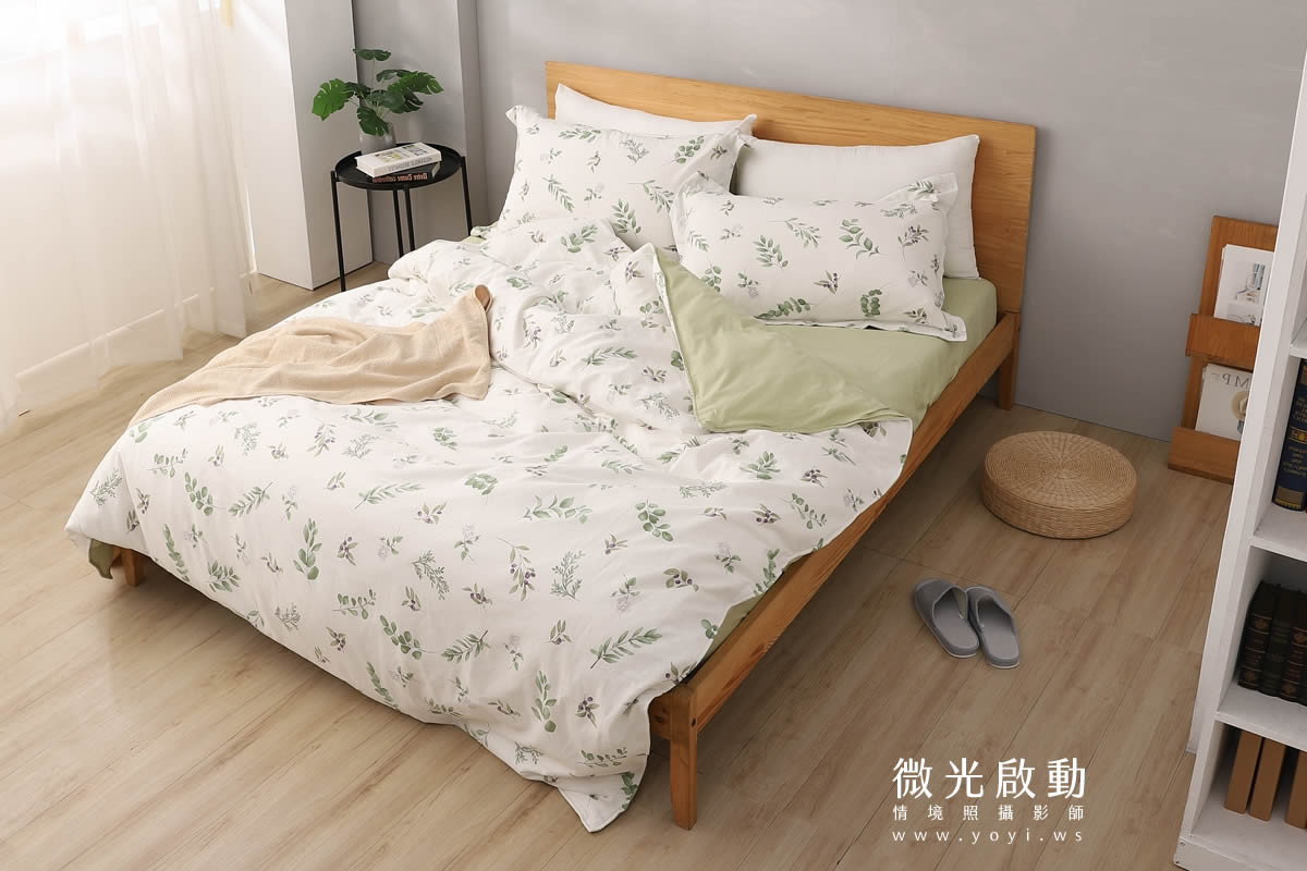 寢具商品攝影｜童趣北極熊圖騰雙人床包情境攝影 29