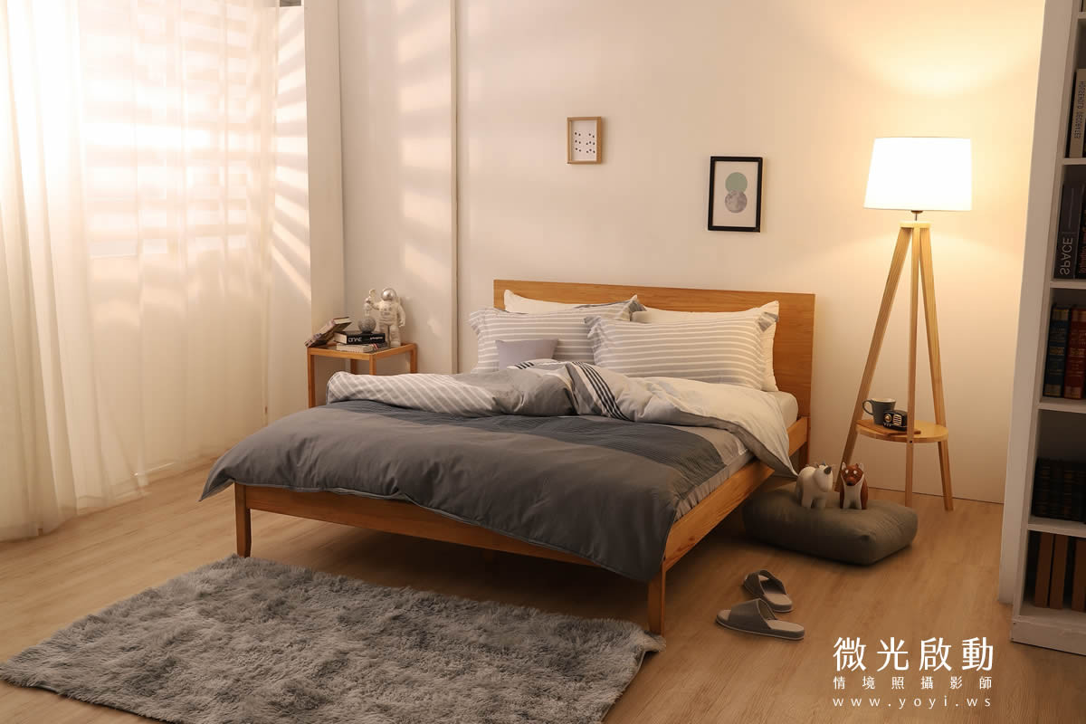 寢具商品攝影｜童趣北極熊圖騰雙人床包情境攝影 43