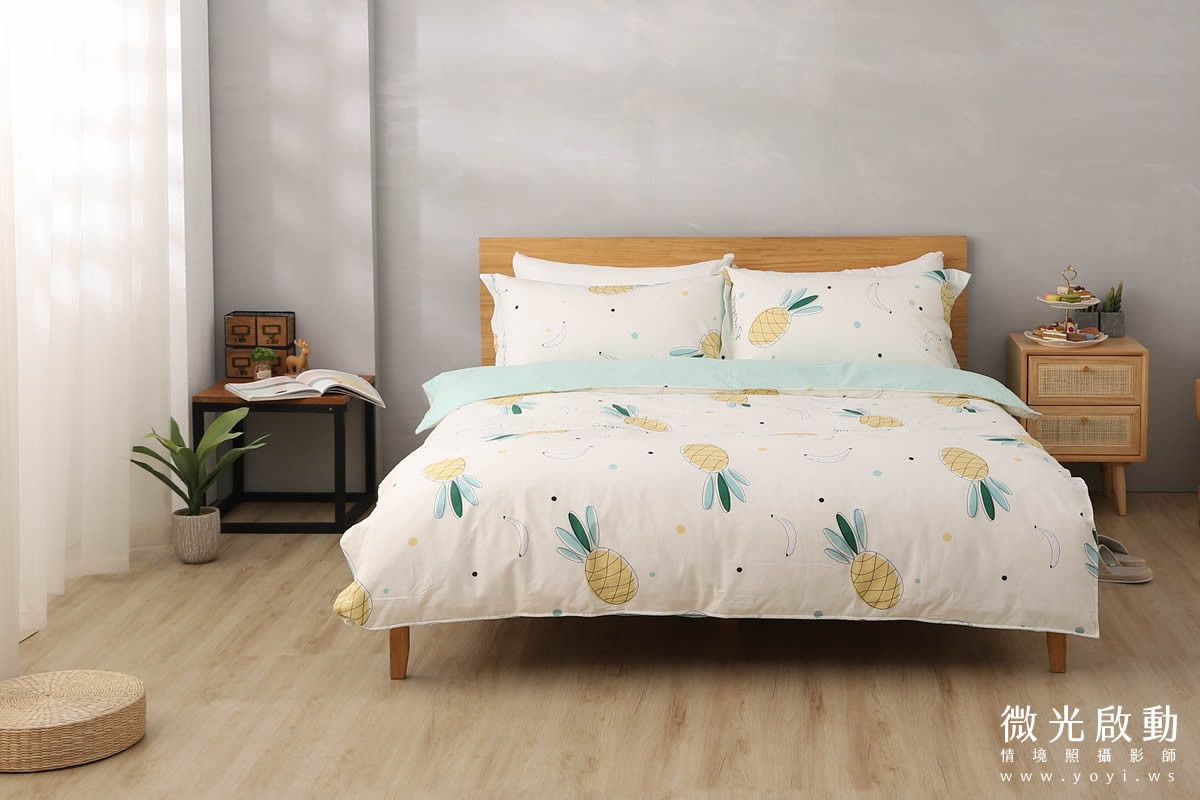 寢具商品攝影｜童趣北極熊圖騰雙人床包情境攝影 79